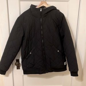 Large Men’s Cuchillo Insulated Full-Zip Hoodie (Black)